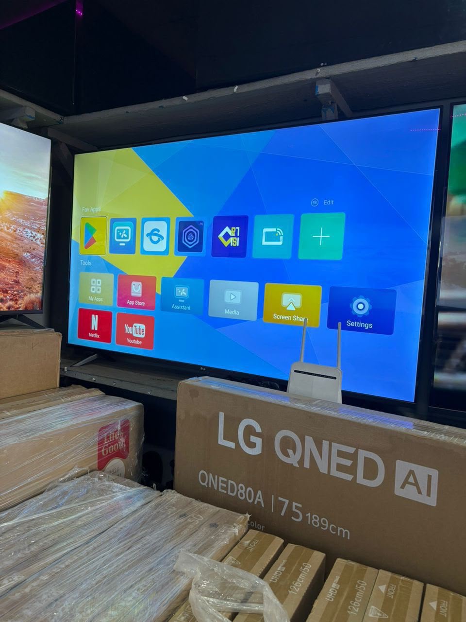 70 inches LG Andriod smart TV image 1